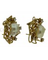 ORECCHINI VINTAGE ORO PERLE E BRILLANTI