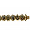 ANTIQUE SWISS ENAMEL BRACELET SET IN YELLOW GOLD