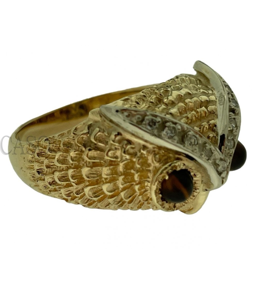 CIVETTA VINTAGE IN ORO GIALLO