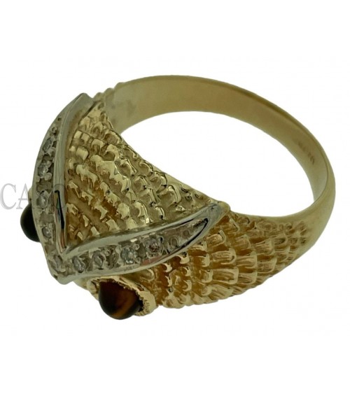 CIVETTA VINTAGE IN ORO GIALLO