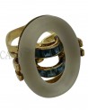 ANELLO VINTAGE IN ORO CON CRISTALLO E ZAFFIRI