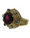 ANELLO VINTAGE CON GRANATO