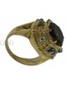ANELLO VINTAGE CON GRANATO