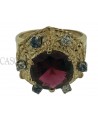 ANELLO VINTAGE CON GRANATO