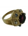 ANELLO VINTAGE CON GRANATO
