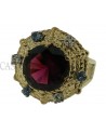 ANELLO VINTAGE CON GRANATO
