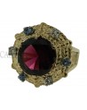 ANELLO VINTAGE CON GRANATO