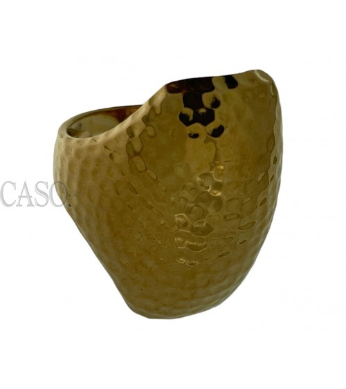 ANELLO VINTAGE IN ORO MARTELLATO