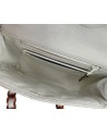 CHANEL MINI SQUARE VINTAGE IN PELLE BIANCO LATTE E BACHELITE