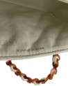 CHANEL MINI SQUARE VINTAGE IN PELLE BIANCO LATTE E BACHELITE