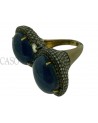 MAXI ANELLO CON CABOCHON DI TANZANITE