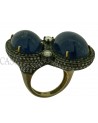 MAXI ANELLO CON CABOCHON DI TANZANITE