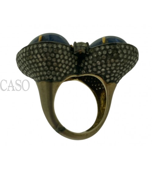 MAXI ANELLO CON CABOCHON DI TANZANITE