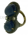 MAXI ANELLO CON CABOCHON DI TANZANITE