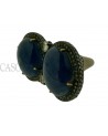 MAXI ANELLO CON CABOCHON DI TANZANITE