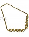 COLLANA VINTAGE IN ORO GIALLO CON BRILLANTI