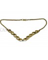COLLANA VINTAGE IN ORO GIALLO CON BRILLANTI