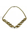 COLLANA VINTAGE IN ORO GIALLO CON BRILLANTI