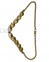 COLLANA VINTAGE IN ORO GIALLO CON BRILLANTI