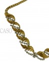 COLLANA VINTAGE IN ORO GIALLO CON BRILLANTI