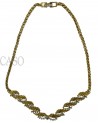 COLLANA VINTAGE IN ORO GIALLO CON BRILLANTI
