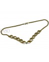 COLLANA VINTAGE IN ORO GIALLO CON BRILLANTI
