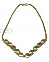 COLLANA VINTAGE IN ORO GIALLO CON BRILLANTI