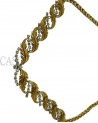 COLLANA VINTAGE IN ORO GIALLO CON BRILLANTI