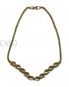 COLLANA VINTAGE IN ORO GIALLO CON BRILLANTI