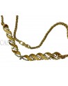 COLLANA VINTAGE IN ORO GIALLO CON BRILLANTI