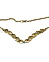 COLLANA VINTAGE IN ORO GIALLO CON BRILLANTI