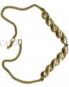 COLLANA VINTAGE IN ORO GIALLO CON BRILLANTI