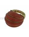 ANELLO VINTAGE CORALLO E ORO