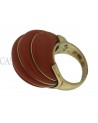 ANELLO VINTAGE CORALLO E ORO