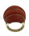 ANELLO VINTAGE CORALLO E ORO