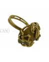 ANELLO VINTAGE IN ORO GIALLO CON OCCHIO DI TIGRE.