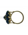 ANELLO VINTAGE ORO GIALLO E LAPISLAZZULI
