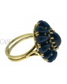 ANELLO VINTAGE ORO GIALLO E LAPISLAZZULI