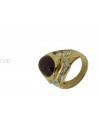 ANELLO CON RUBINO CABOCHON E DIAMANTI