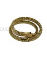 BRACCIALE A SERPENTE IN ORO GIALLO