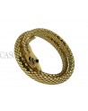 BRACCIALE A SERPENTE IN ORO GIALLO