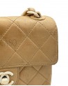 BORSA CHANEL VINTAGE MINI IN PELLE BEIGE E BACHELITE