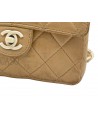 BORSA CHANEL VINTAGE MINI IN PELLE BEIGE E BACHELITE