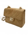 BORSA CHANEL VINTAGE MINI IN PELLE BEIGE E BACHELITE