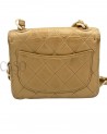 BORSA CHANEL VINTAGE MINI IN PELLE BEIGE E BACHELITE