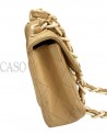 BORSA CHANEL VINTAGE MINI IN PELLE BEIGE E BACHELITE