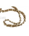BORSA CHANEL VINTAGE MINI IN PELLE BEIGE E BACHELITE