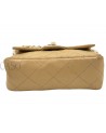 BORSA CHANEL VINTAGE MINI IN PELLE BEIGE E BACHELITE