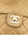 BORSA CHANEL VINTAGE MINI IN PELLE BEIGE E BACHELITE