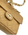 BORSA CHANEL VINTAGE MINI IN PELLE BEIGE E BACHELITE